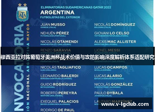 穆西亚拉对阵葡萄牙美洲杯战术价值与攻防影响深度解析体系适配研究