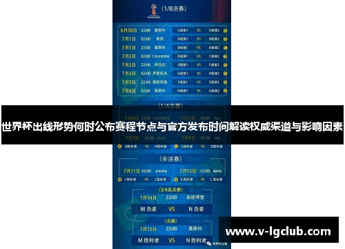世界杯出线形势何时公布赛程节点与官方发布时间解读权威渠道与影响因素 世界杯出线形势何时公布赛程节点与官方发布时间解读权威渠道与影响因素